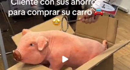 Viral: Familia compra auto nuevo y rompe el cochinito en video