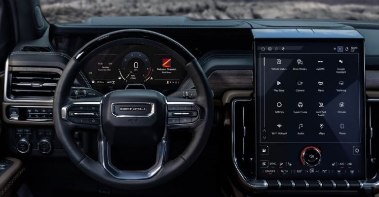 Interior de la GMC Yukon 2025