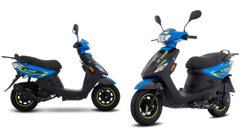 Italika D125: Con el nuevo modelo de esta motoneta se viaja rápido y seguro