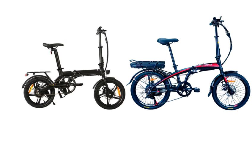 Bicicletas eléctricas plegables que están a la venta en Liverpool