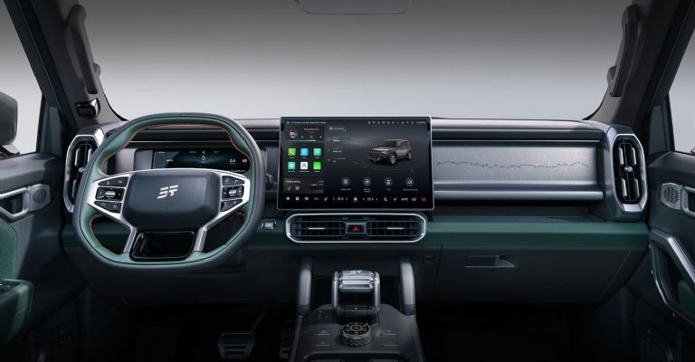 Interior de la Jetour T2