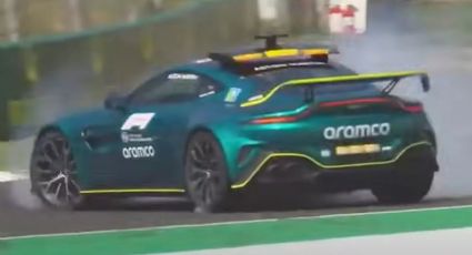 El Safety Car Aston Martin choca en Monza, así paso este accidente