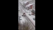 Foto ilustrativa de la nota titulada Video: Este conductor pudo evadir un choque en una calle llena de hielo