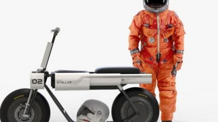 STELLAR: Es un scooter eléctrico urbano, pero está inspirado en una nave espacial
