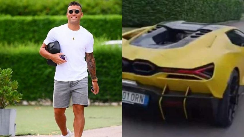 Este es el Lamborghini que tiene Lautaro Martínez, jugador del Inter