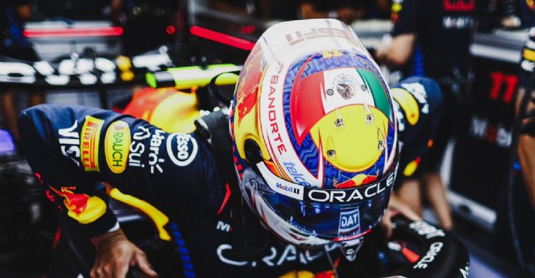 Checo Pérez en Bakú