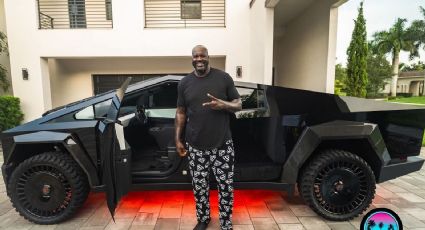 ¡Shaquille O’Neal conduce un Tesla Cyberbeast! Este es el precio de la camioneta eléctrica