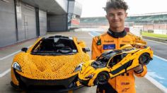 LEGO McLaren P1 de tamaño real: ¡Lando Norris parece niño chiquito con juguete nuevo!