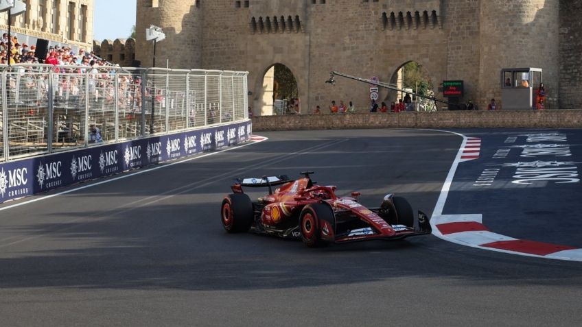 Resultados F1 Hoy Clasificación GP de Azerbaiyán 2024: Leclerc hace pole, Colapinto es noveno, Checo en cuarto