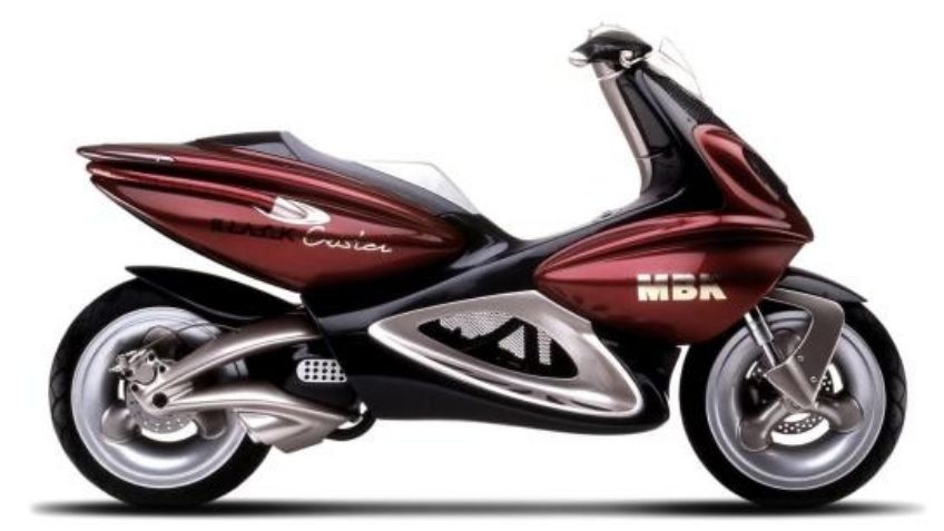 MBK Black Crystal: Así era este scooter futurista, pero de los años 90