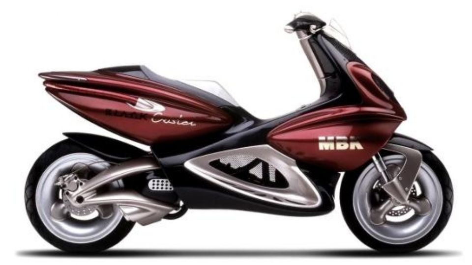 Este scooter futurista salió en los años 90