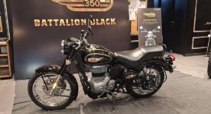 Royal Enfield Bullet 350 Battalion Black: Una moto edición especial totalmente retro