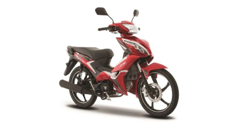 Motocicleta de Trabajo Italika AT110 RT Roja