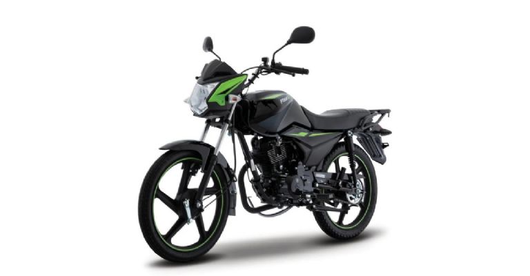 Motocicleta de Trabajo Italika FT150 TS Negro con Verde