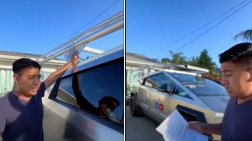 Este Latino fue demandado por Tesla por modificar su Cybertruck