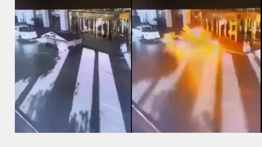 ¡Tesla Cybertruck explotó afuera del Hotel International Trump de Las Vegas! Fue un posible acto terrorista