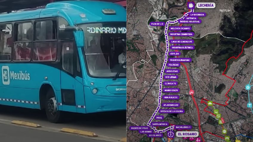 Mexibús Lechería - El Rosario: Así será la ruta que conecta al Edomex con la CDMX