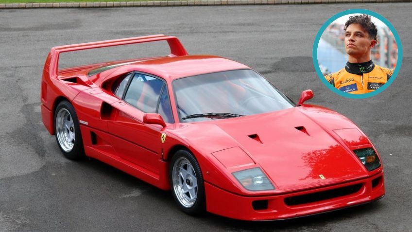 VIRAL: El Ferrari F40 de Lando Norris sufrió un terrible accidente