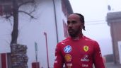 Foto ilustrativa de la nota titulada VIDEO: Lewis Hamilton ya probó el monoplaza de Ferrari