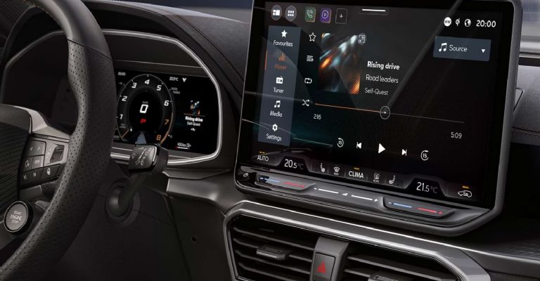 Interior del Cupra León 2025