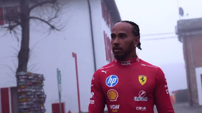 VIDEO: Lewis Hamilton ya probó el monoplaza de Ferrari