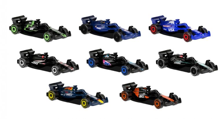 Qué escuderías de F1 tienen coches Hot Wheels