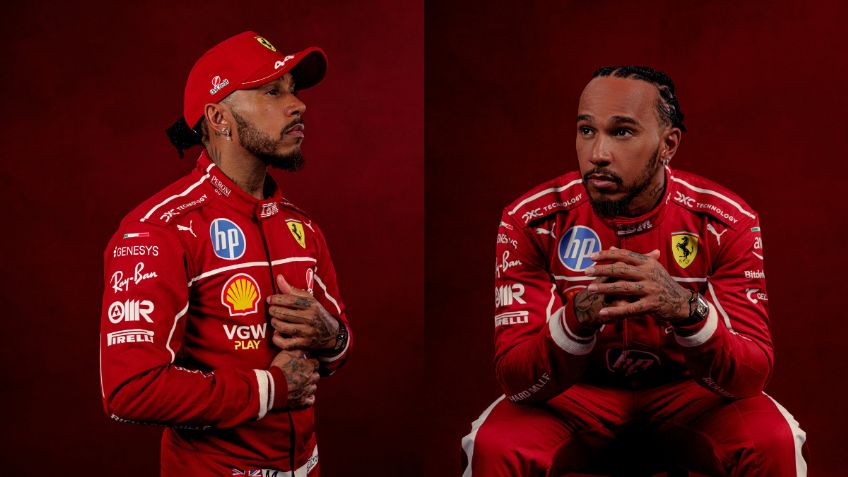 Lewis Hamilton se accidentó en las pruebas privadas de Ferrari en el Circuito Barcelona-Cataluña