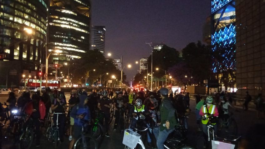 ¡Ciclistas! Ya hay fecha para la primera rodada nocturna en la CDMX