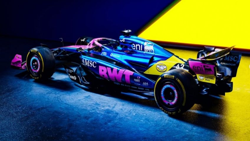 Colapinto va a corrrer en su Alpine pintado de amarillo