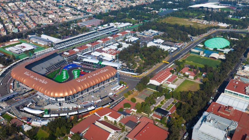 Así luce el Autódromo Hermanos Rodríguez a una semana del Gran Premio de México 2025