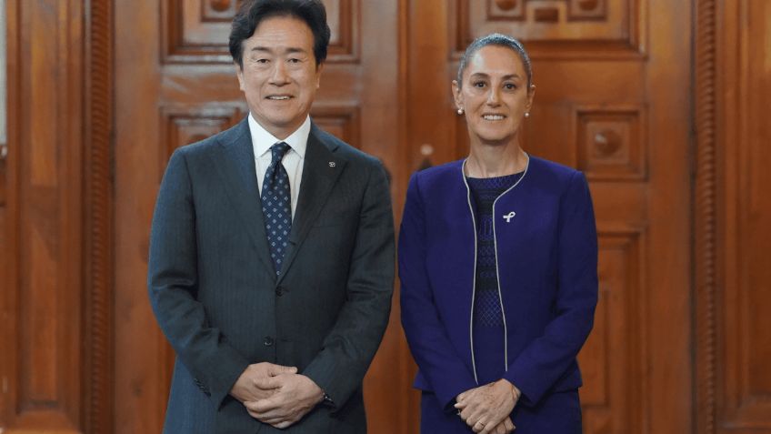 Claudia Sheinbaum recibe a CEO mundial de Mazda: "La economía está fuerte"