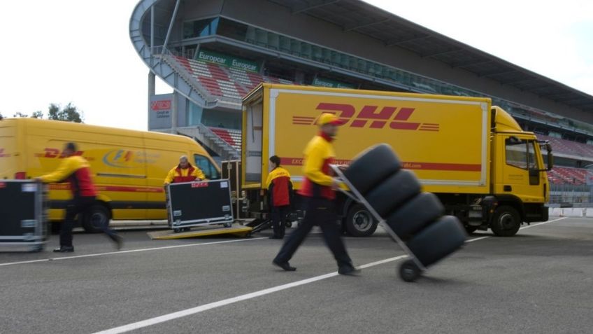 DHL mueve 1,200 toneladas de carga en equipos de la F1