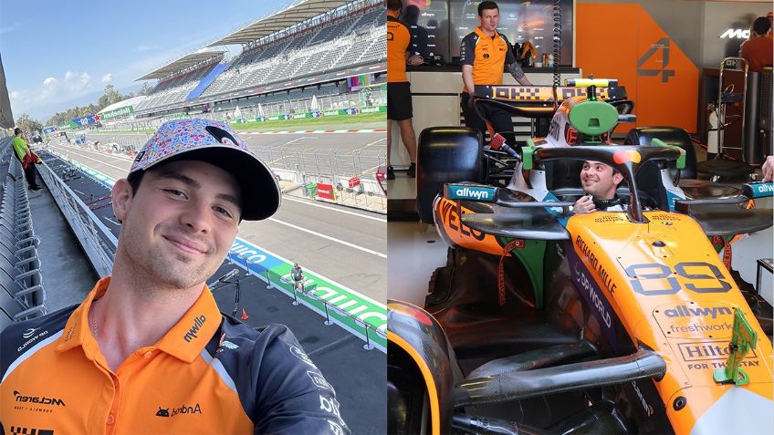 Patricio O'Ward correrá en la FP1 de la Formula 1 Gran Premio de la Ciudad de México con McLaren