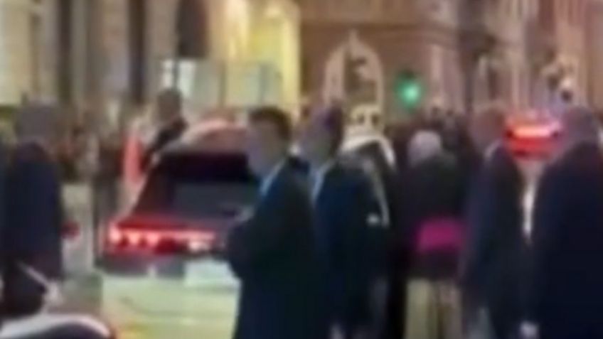 Video Viral: Al Papa León XIV se le descompone el auto, esto es lo que pasó