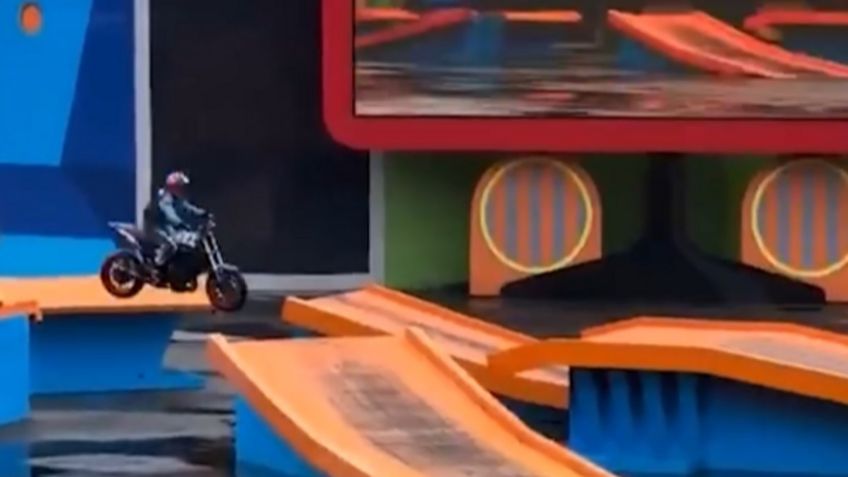 Así fue el accidente de Lurrique Ferrari durante un espectáculo en Brasil