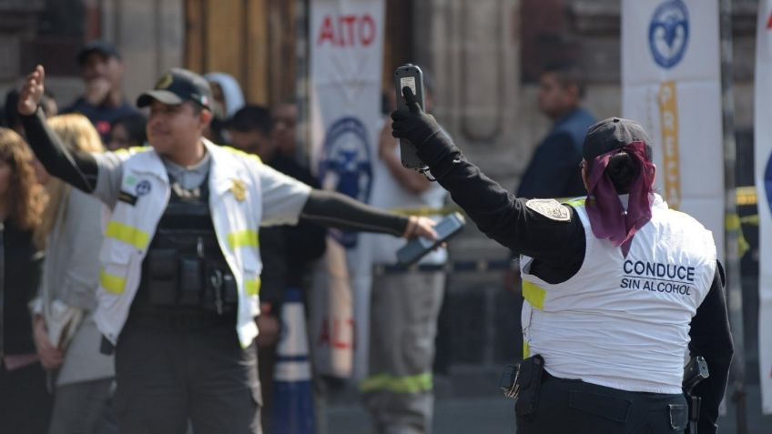 Gobierno de la CDMX ya aplica el programa 'Conduce sin alcohol' por temporada navideña 2025