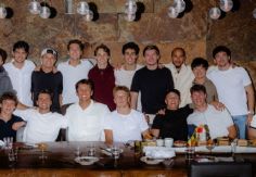 Foto ilustrativa de nota Pilotos de la F1 celebran su tradicional cena de fin de año