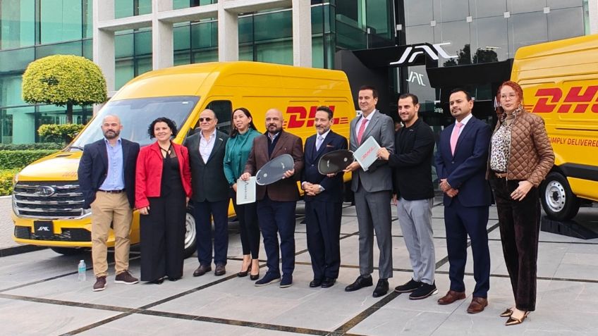 Grupo Andrade, DHL y JAC anuncian alianza para flotilla en logística de envíos