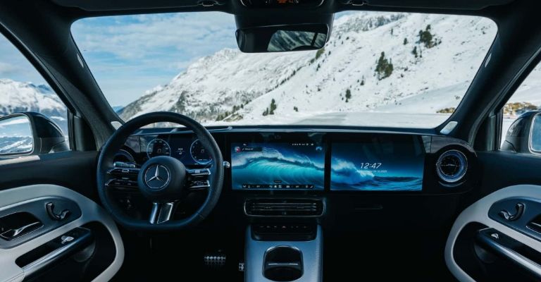 Interior de la nueva GLB