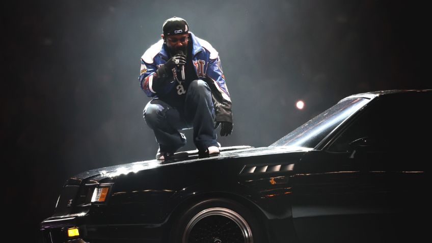 Kendrick Lamar en el Super Bowl 2025: Así es el auto que apareció en su presentación del medio tiempo