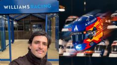 Carlos Sainz dio a conocer el casco que usará con Williams en F1