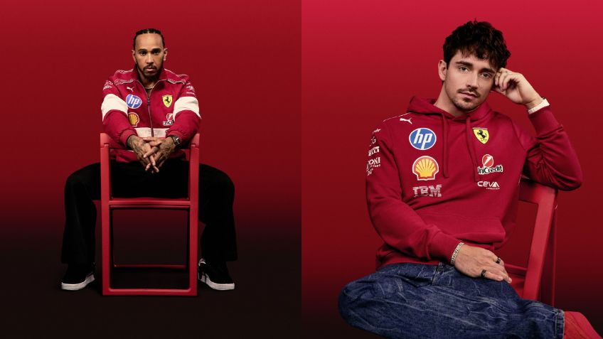 ¡Ferrari lanza su nueva colección de ropa para la temporada 2025 de F1! Hamilton y Leclerc la modelaron