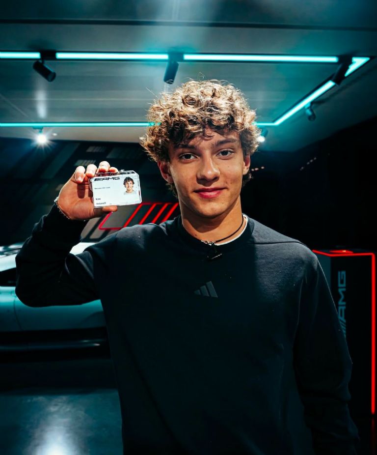 El piloto favorito de Kimi Antonelli es Ayrton Senna