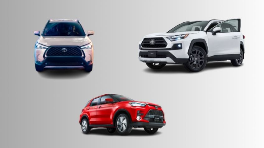 3 SUVs versátiles de Toyota de menos de 700 mil pesos, precios y características en México 2025