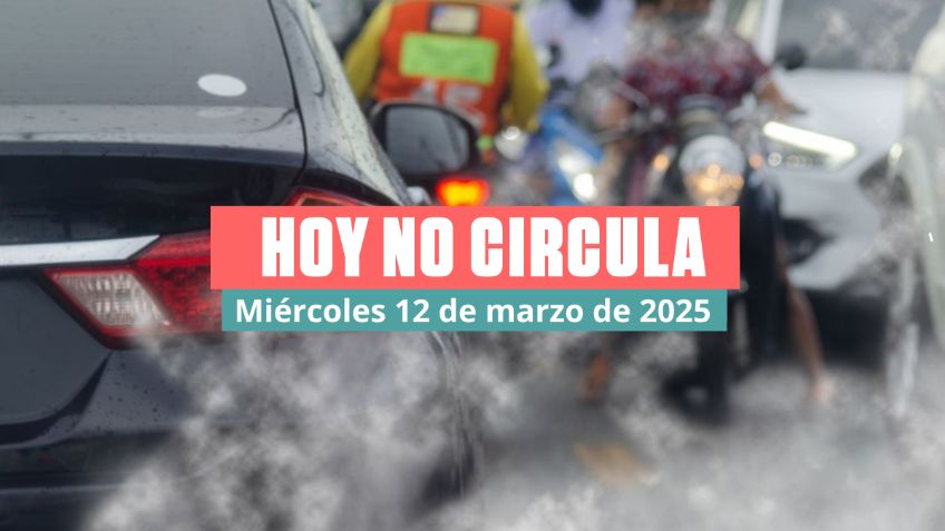 Hoy No Circula miércoles 12 de marzo de 2025: Estos automóviles descansan hoy en CDMX y Edomex