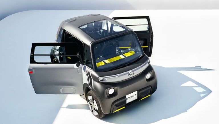 El microcoche Opel Rocks es atrevido, puro e inconfundible