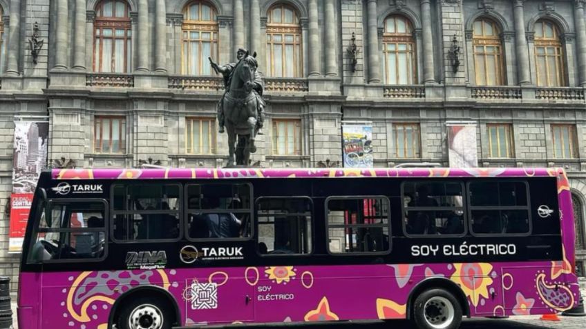 Taruk, el autobús eléctrico hecho en México se presentó en el país