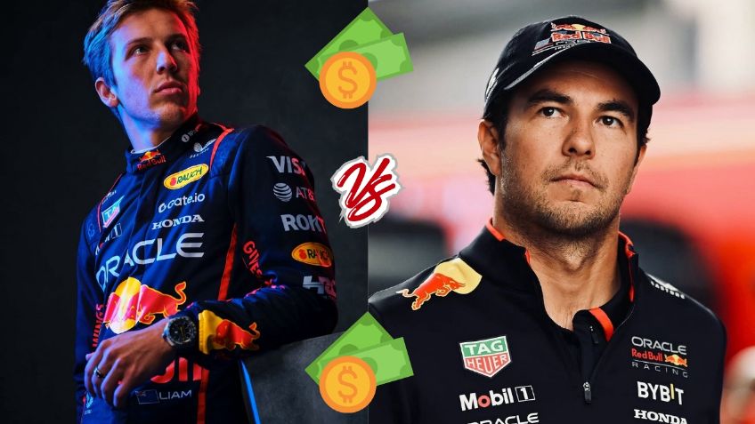 ¿De cuánto era el salario de Liam Lawson contra Checo Pérez en Red Bull?