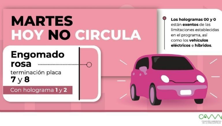 Vehículos que no circulan el martes 1 de abril de 2025 en CDMX y Edomex