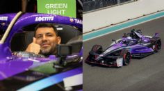 Kun Agüero: El futbolista argentino sorprendió manejando un auto de carreras de la Fórmula E